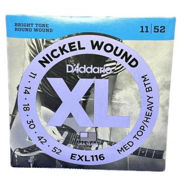 Imagem de Encordoamento 011 Guitarra Nickel Wound D'Addario Exl116 - D'Addario X