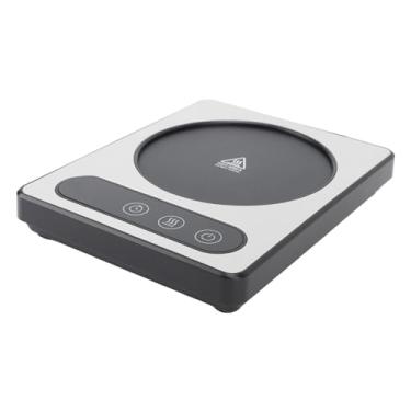 Imagem de KIMISS Smart Coffee Cup Heater 36W Touch Control Com Timer de 12h | Caneca Elétrica Mais Quente para café, chá, Leite, Chocolate Quente | Temperatura Ajustável 104-176 ℉ (Plugue da UE 220V)