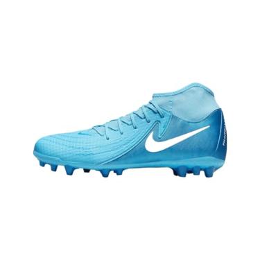 Imagem de Nike Chuteiras Phantom Luna 2 Academy AG de cano alto (FJ2585-400, Blue Fury/White), Azul Fúria/Branco, 11.5