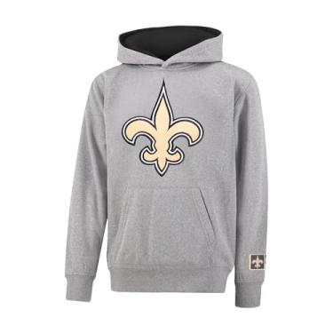 Imagem de Ultra Game Moletom com capuz juvenil NFL oficial super macio premium mistura de poliéster quente