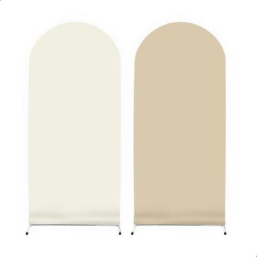 Imagem de Painel de festa decorativo romano liso dupla face 2mx1m - Davest, BEGE