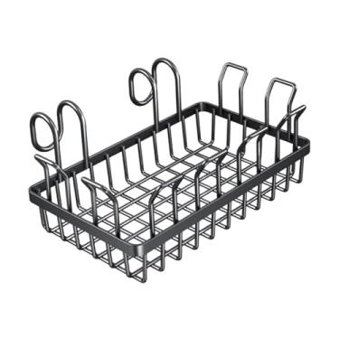 Imagem de Ｂｅｓｇａ Painel de grade de parede para pendurar cesta de arame, cestas de armazenamento, utensílios de organização multiuso para cozinha, chuveiro, S