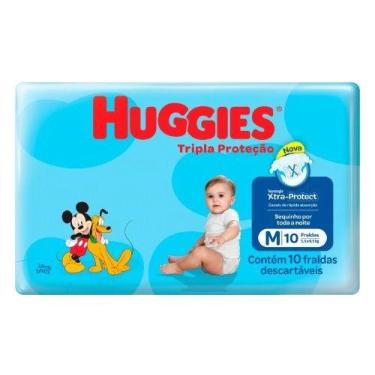 Imagem de Fralda Huggies Tripla Proteção Disney 10 M Mega Especial