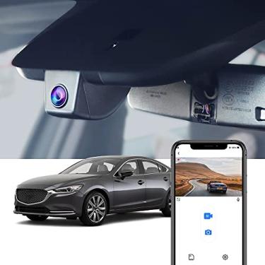 Imagem de Fitcamx Câmera de painel 4K adequada para Mazda 6 2018-2021 (teto solar) HD2-6236, aparência de fábrica OEM, vídeo Ultra HD 2160P, gravação em loop, WiFi e aplicativo integrados, sensor de