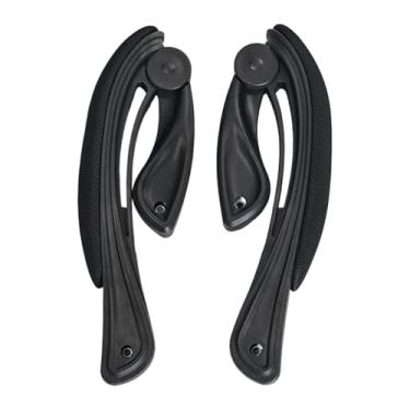 Imagem de oshhni Braços ajustáveis para cadeira de escritório, apoios de braços com almofadas confortáveis para a maioria cadeiras giratórias gamer ergonômicas, Espessamento