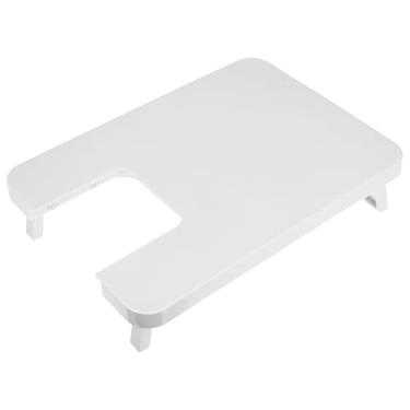 Imagem de Gatuida Mesa de extensão de máquina de costura 505a, placa de expansão abdominal para ferramenta de costura doméstica, branca, 33 x 23 x 23 x 0,19 cm