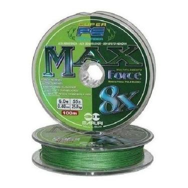 Imagem de Linha Multi Max Force 8x 150m 0,60mm 100lbs Verde - Maruri, Verde