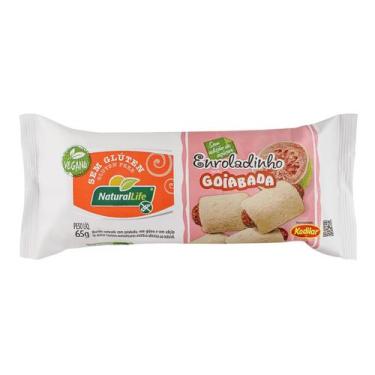 Imagem de Enroladinho Sabor Goiabada Sem Glúten 65g - NaturalLife