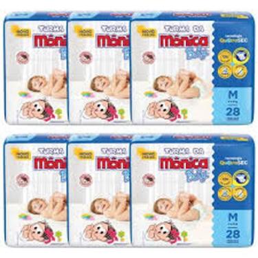 Imagem de Fralda Turma da Mônica Baby - Tam M - ATACADO BARATO - 168 Unidades/Ti