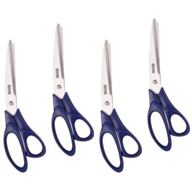 Imagem de Kit 4 Tesouras 9" Alfaiate Costura Profissional Multifuncional Corte F