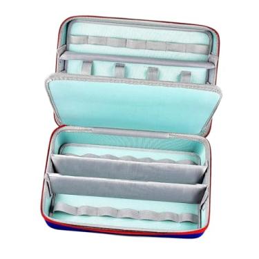 Imagem de KiBcsLic Estojo organizador para carrinhos de brinquedo com zíper e alça para guardar brinquedos e bonecas pequenas