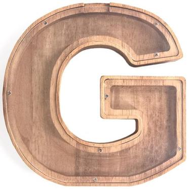 Imagem de Alfabeto de letra G de madeira Piggy Bank ARTANLIFE para crianças