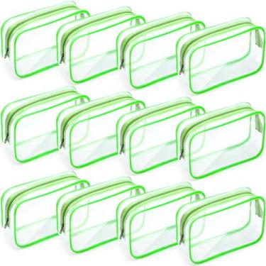Imagem de Bolsas de maquiagem Weewooday, bolsas de PVC transparente com zíper, 1