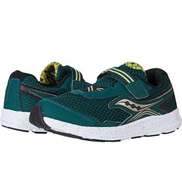 Imagem de Saucony Tênis infantil unissex Ride 10 Jr, Verde/dourado/preto, 6 Little Kid