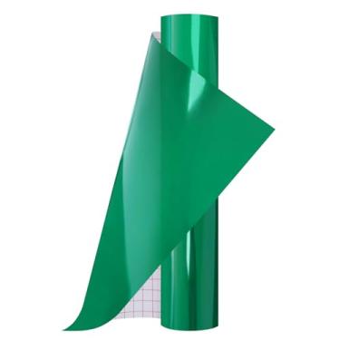 Imagem de Ant Vinil permanente adesivo inteligente compatível com a série Cricut Explore and Maker sem tapetes de corte, crie projetos DIY, decalques, adesivos e mais (verde, 33 cm x 1,5 m)