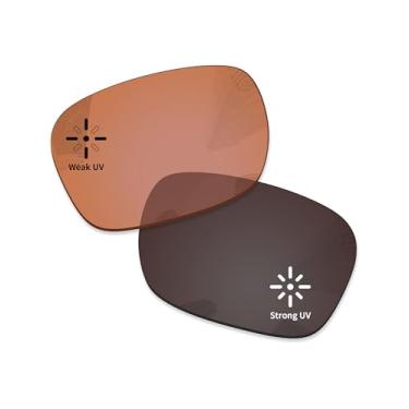 Imagem de Combine8 Lentes de reposição com proteção UV para óculos de sol RayBan Meta Wayfarer RW4006 50 mm resistentes a arranhões - laranja fotocromático - não polarizado