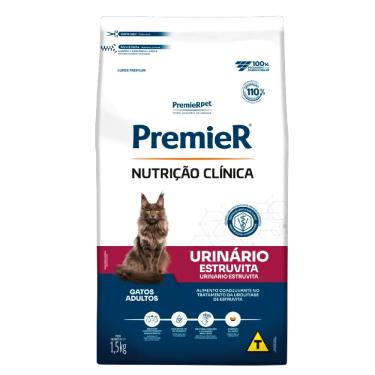 Imagem de Ração Premier Nutrição Clínica Gatos Urinário 1,5Kg