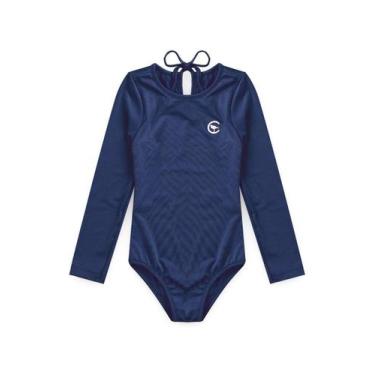 Imagem de Maiô Infantil Maga Longa UV 50+ Basiquinho - Vida Costeira Oficial, 4,