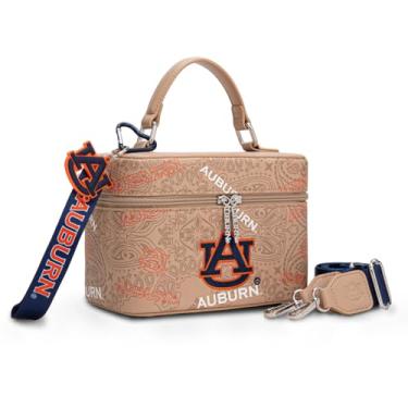 Imagem de Montana West X NCAA Bolsa tiracolo feminina esportiva com alça superior, bolsa de mão com alça ajustável, Au-cáqui