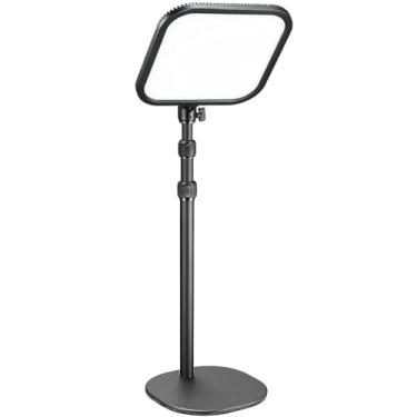 Imagem de ES30 Key Light, 2250Lumens Desk Light for Streaming with Extendable Desk Stand, 0-100% Brightness & 2800-6500k Color Temperature APP Control, Soft Light Panel for Streaming, Zoom Calls, YouTube