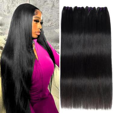 Imagem de Beauty Queen 16A 4 pacotes de cabelo humano liso (18 20 22 24 polegada