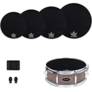 Imagem de Conjunto de tambores Drum Mute Pads ULUOBO de 4 peças para 12-16 tambo