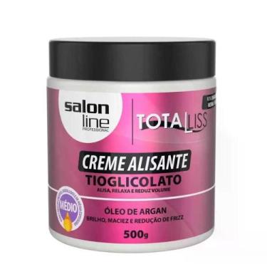 Imagem de Creme Alisante Total Liss Argan Médio Salon Line 500G