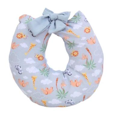 Imagem de Almofada Para Amamentação Com Zíper Capa Removível Várias Estampas - J