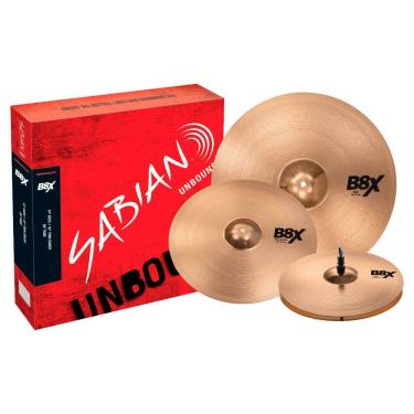 Imagem de KIT PRATOS SABIAN PERFORMANCE PLUS B8X LIGA B8 14" 16" 20"