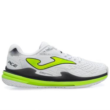 Imagem de Tênis Joma Ace - All Court - Branco e Verde Limão, 41