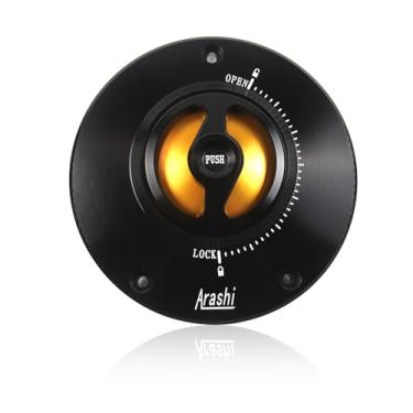 Imagem de Arashi Capa CNC sem chave para tanque de combustível para Honda VFR400 VFR750 VFR800, VFR800F, VFR800X, VFR1200X, VFR1200F, ST 1300 ST1300A Acessórios de substituição de motocicleta dourado