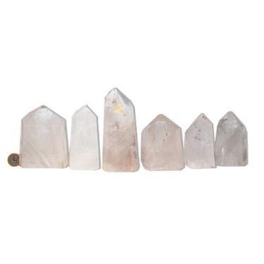 Imagem de Pacote de 1 Kg de Cristal de Quartzo Lapidado Ponta Gerador - Classe B