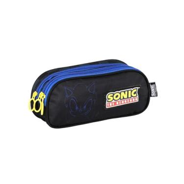 Imagem de Estojo infantil Sonic Preto ET49855SO