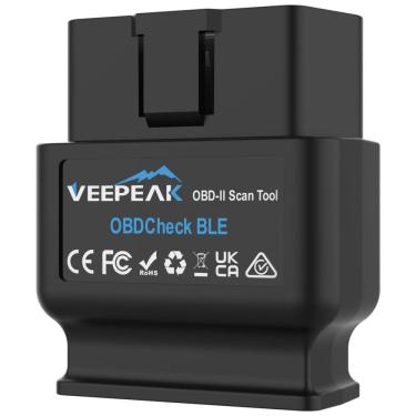 Imagem de Scanner OBD II Bluetooth Veepeak OBDCheck BLE para Verificação de Códigos de Luz do Motor, Diagnóstico Automotivo Bluetooth Duplo para iOS