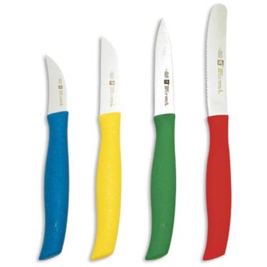 Imagem de Conjunto de 4 Facas de Descascar Coloridas Zwilling J.A. Henckels Twin Grip 38194 - Multicolorido