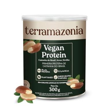 Imagem de TERRAMAZONIA Vegan Protein 300g - Proteína Vegetal Completa de Castanha-do-Brasil com Fibras Naturais - Zero Glúten e Lactose