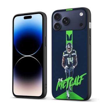 Imagem de FENYIKEKE Capa de telefone compatível com iPhone 17 Pro, elegante proteção total de TPU macio à prova de choque (Seattle-Metcalf