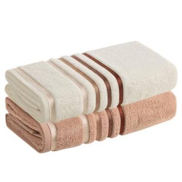 Imagem de Kit 2 Toalhas Bannho Banhão Karsten Gigante Fio Penteado, Sortida 2