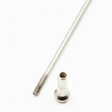 Imagem de Raios de bicicleta, elétricos, 36 peças para roda de motor 12G/K Bend Electirc Bicycle Silver Steel Wheel Spoke (12G 200 mm)