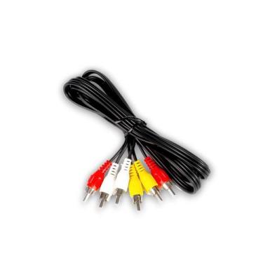 Imagem de Cabo audio video rca 3x3 - conectech