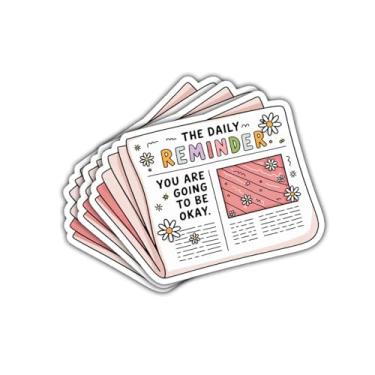 Imagem de Adesivo de conscientização da saúde mental do cérebro diário 3 peças decalque engraçado para estudantes, terapeutas, professores, pais, conselheiros, laptop, hidroflask, caderno, garrafa de água