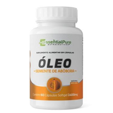 Imagem de Óleo Semente de Abóbora 60 Capsulas 1400mg Natural Original - Essencia