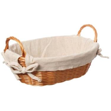 Imagem de Cesto Organizador Multiuso Marrom Hauskraft Rattan Lily