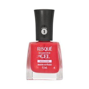 Imagem de Esmalte Risqué Diamond Gel Smoothie De Pessego - risque