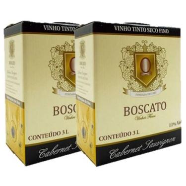 Imagem de Vinho Cabernet Sauvignon Boscato - Kit com 2 Bags de 3L - Boscato Vinh