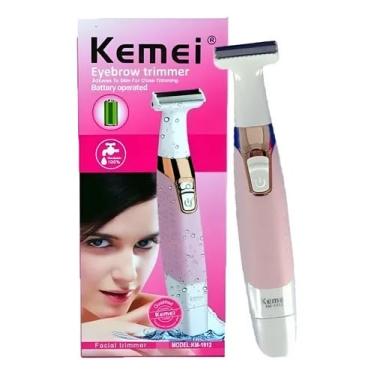 Imagem de Depilador e Cortador de Cabelo Feminino, Aparador Elétrico Recarregável, Prata, 3 Lâminas de Alumínio, Bateria de Íon de Lítio, Para Cuidados Pessoais