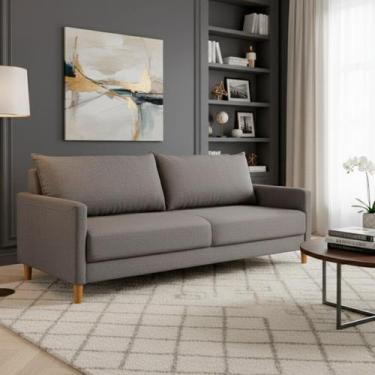 Imagem de Sofá Fixo 2 Lugares para Sala Living 140cm Capadocia - Konfort King