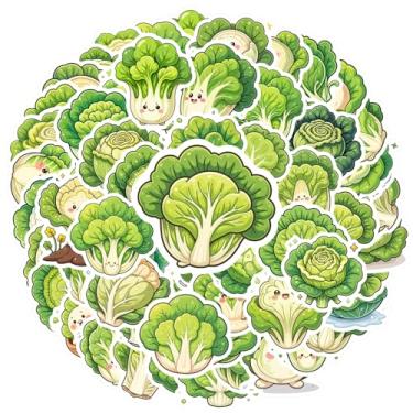 Imagem de 70 peças de adesivos de vegetais DIY adesivos engraçados folhosos para mala, geladeira, telefone, bagagem, laptop, guitarra, carro, adesivo, brinquedos, caderno, bagagem, copo para celular