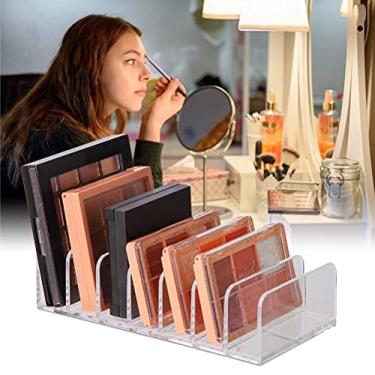 Imagem de Organizador de Paleta de Maquiagem 7 Seções de Armazenamento Acrílico para Penteadeira