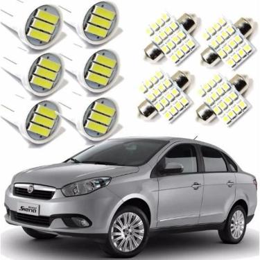 Imagem de Kit Lâmpadas Led Fiat Grand Siena 2012-2017 Blue Lion 12V
